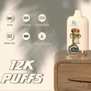 Fumot Vape 12000 Digital Box 12000 Disposable Vape