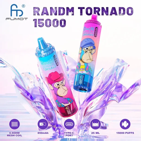Fumot Tornado 15000 Disposable Vape - 25ML
